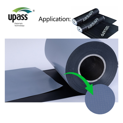 الصمغ الذاتي SBS الصمغ المعدل المضاد للماء HDPE فيلم الإفراج الصبغ الصبغ الجليد الدرع المائي الصمغ الذاتي