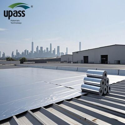 UF608 Age & UV Resistant Aluminum Foil PET Film with Blow Molding & Cutting for Waterproof Asphalt Membranes