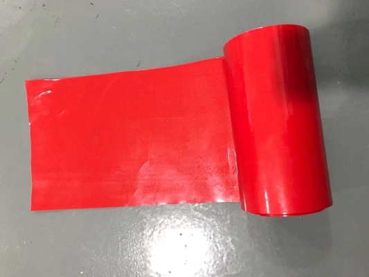 اللون الأحمر HDPE الإصدار فيلم HDPE سيليكون المغلفة بطانة الإصدار لأشرطة الرغوة