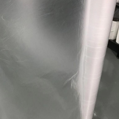 حليب أبيض 10 ميكرون 0.001 مم HDPE بولي إيثيلين فيلم البناء