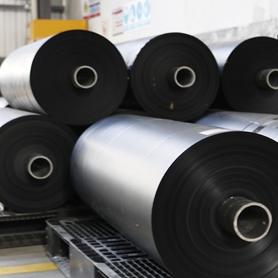 ثلاث طبقات أسود 0.26mm 260um HDPE فيلم بلاستيكي