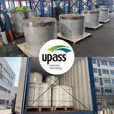 0.03-0.15 ملم سمك سيلكون مطبقة بوليبروبيلين PP إفراج لفيلم الغطاء للغشاءات المقاومة للماء