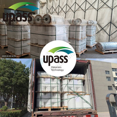 حاجز الرطوبة عرض مخصص بوليستر عزل غطاء بي تي فيلم معدني مثالي للحاويات الشحن 20 40 قدم