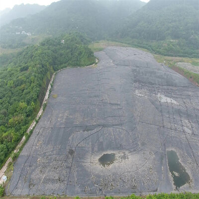 HDPE Geomembrane Liner فيلم بلاستيكي مضاد للتسرب للبركة البحيرة النهر الزراعة السد مكب النفايات تربية الأسماك خزان صب