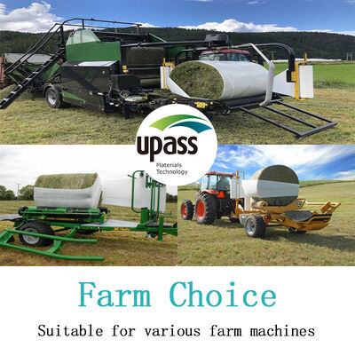 Heavy Duty PE Stretch Protective Film for Agriculture Grass Silage Wrap Corn Bale UV Resistant Soft