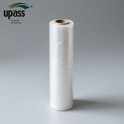 50m LLDPE Food Grade Soft Moisture Proof Stretch Film Roll with Casting Processing